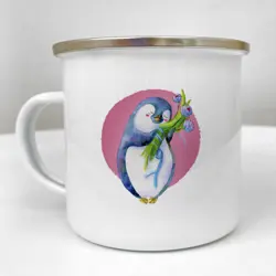 Smaltovaný hrnek Camper Krásná, laskavá a zářivá