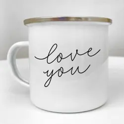 Smaltovaný hrnek Camper Love you