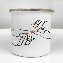 Smaltovaný hrnek Camper  Dotek