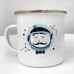 Smaltovaný hrnek Camper   Official explorer of space and time