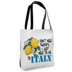 Textilní taška Tenderness Go to Italy – stylový shopper na zip