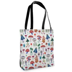 Textilní taška Tenderness Muchomůrky – stylový shopper na zip