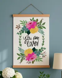 Látkový plakát na zeď You are loved
