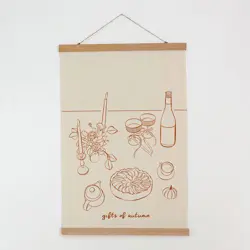 Látkový plakát na zeď Gifts of autumn