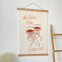 Látkový plakát na zeď  La dolce vita