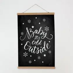 Látkový plakát na zeď Baby it's cold outside
