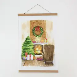 Látkový plakát na zeď  Tak útulný doma