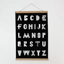 Látkový plakát na zeď English alphabet