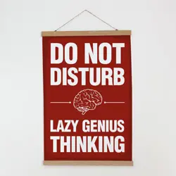 Látkový plakát na zeď Do not disturb