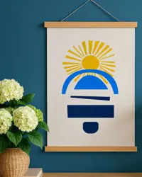 Látkový plakát na zeď Energie slunce