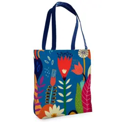 Textilní taška Tenderness Květiny – stylový shopper na zip 