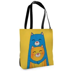 Textilní taška Tenderness O lásce– stylový shopper na zip