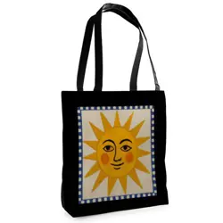 Textilní taška Tenderness Slunce – stylový shopper na zip