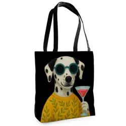 Textilní taška Tenderness Na koktejl? – stylový shopper na zip 