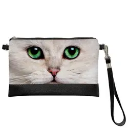 Malá kabelka přes rameno Kočka se zelenýma očima