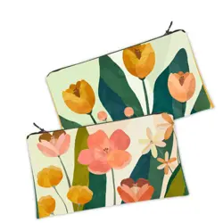 Kosmetická taška MINI – malá látková taštička s potiskem Jaro kvete