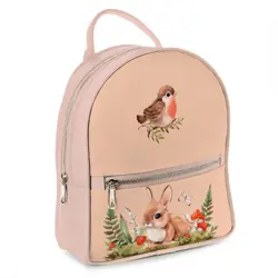 městský dámský batoh Zajíček a muchomůrky