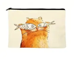 Kosmetická taštička s roztomilou kočkou – 25×17 cm