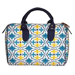 Dámská kabelka Barrel – textilní potisk Ornament