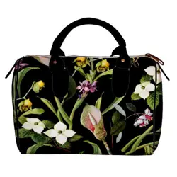 Dámská kabelka Barrel – textilní potisk Kali