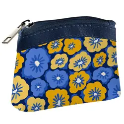 Dětská peněženka KID Žluté a modré květiny