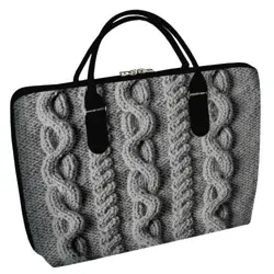 Taška Sakvoyage na notebook XXL svetrnový vzor