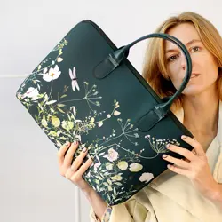 Taška Sakvoyage na notebook XXL Květinová fantazie