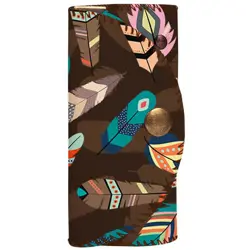 Klíčenka do kabelky – barevná kapsička na klíče s karabinkami Peří