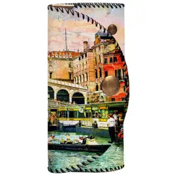 Klíčenka do kabelky – barevná kapsička na klíče s karabinkami Benátky