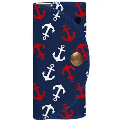 Klíčenka do kabelky – barevná kapsička na klíče s karabinkami Kotvy