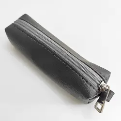 Klíčenka BIG – pouzdro na klíče z eko kůže se zipem  Gray