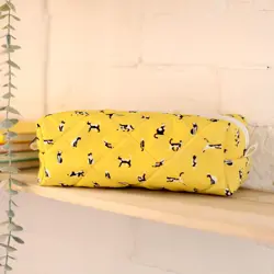Kosmetická taška Pusheen – stylová a prostorná taštička na kosmetiku Kočka na žlutém podkladu