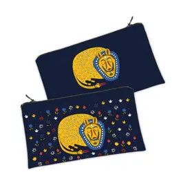 Kosmetická taška MINI – malá látková taštička s potiskem Lev