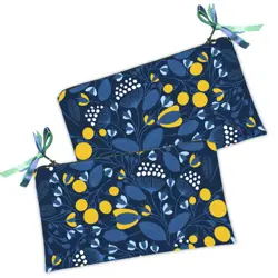Kosmetická taška MINI – malá látková taštička s potiskem Květiny