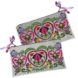 Kosmetická taška MINI – malá látková taštička s potiskem Fantazie