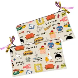 Kosmetická taška MINI – malá látková taštička s potiskem  Friends logo