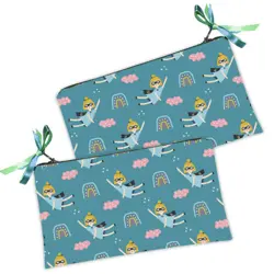 Kosmetická taška MINI – malá látková taštička s potiskem Superwoman