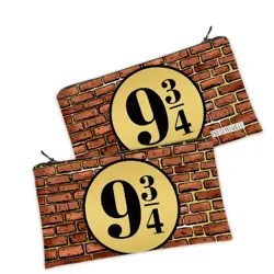 Kosmetická taška MINI – malá látková taštička s potiskem Nástupiště 9 3/4