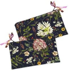 Kosmetická taška MINI – malá látková taštička s potiskem Wildflowers