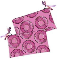 Kosmetická taška MINI – malá látková taštička s potiskem Donuty