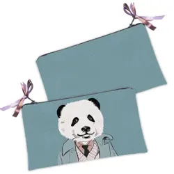 Kosmetická taška MINI – malá látková taštička s potiskem Panda