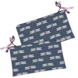 Kosmetická taška MINI – malá látková taštička s potiskem Vážka