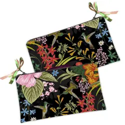 Kosmetická taška MINI – malá látková taštička s potiskem Kolibri