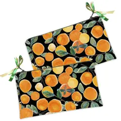 Kosmetická taška MINI – malá látková taštička s potiskem Mandarinky