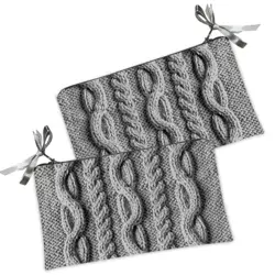 Kosmetická taška MINI – malá látková taštička s potiskem Svetrový vzor