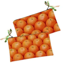 Kosmetická taška MINI – malá látková taštička s potiskem Mandarinky