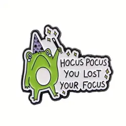 Funny Frog "You Lost Your Focus" – Smaltovaný odznak