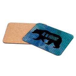 Korková podložka 25 × 19 cm – Medvěd