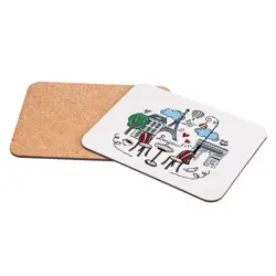 Korková podložka 25 × 19 cm –Bonjour