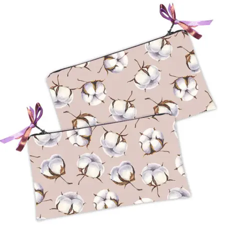 Kosmetická taška MINI – malá látková taštička s potiskem Bavlna